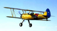 Ted Miller in his Stearman